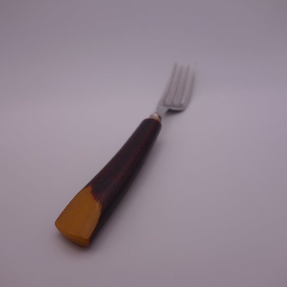 Vintage Glo-Hill Stainless Steel Made in Canada Fork and Knife Set with Box - Picture 7 of 15